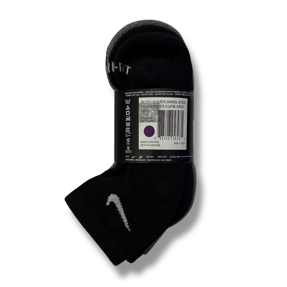 Nike Everyday Plus cotton cushioned dri-fit Quarter Ankle Socks multicolor - Picture 6 of 7